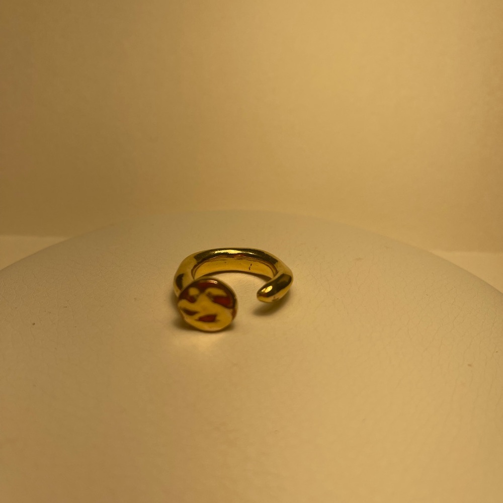 UNOde50 Gold-tone NAIL CLAVO RING - Picture 3 of 6